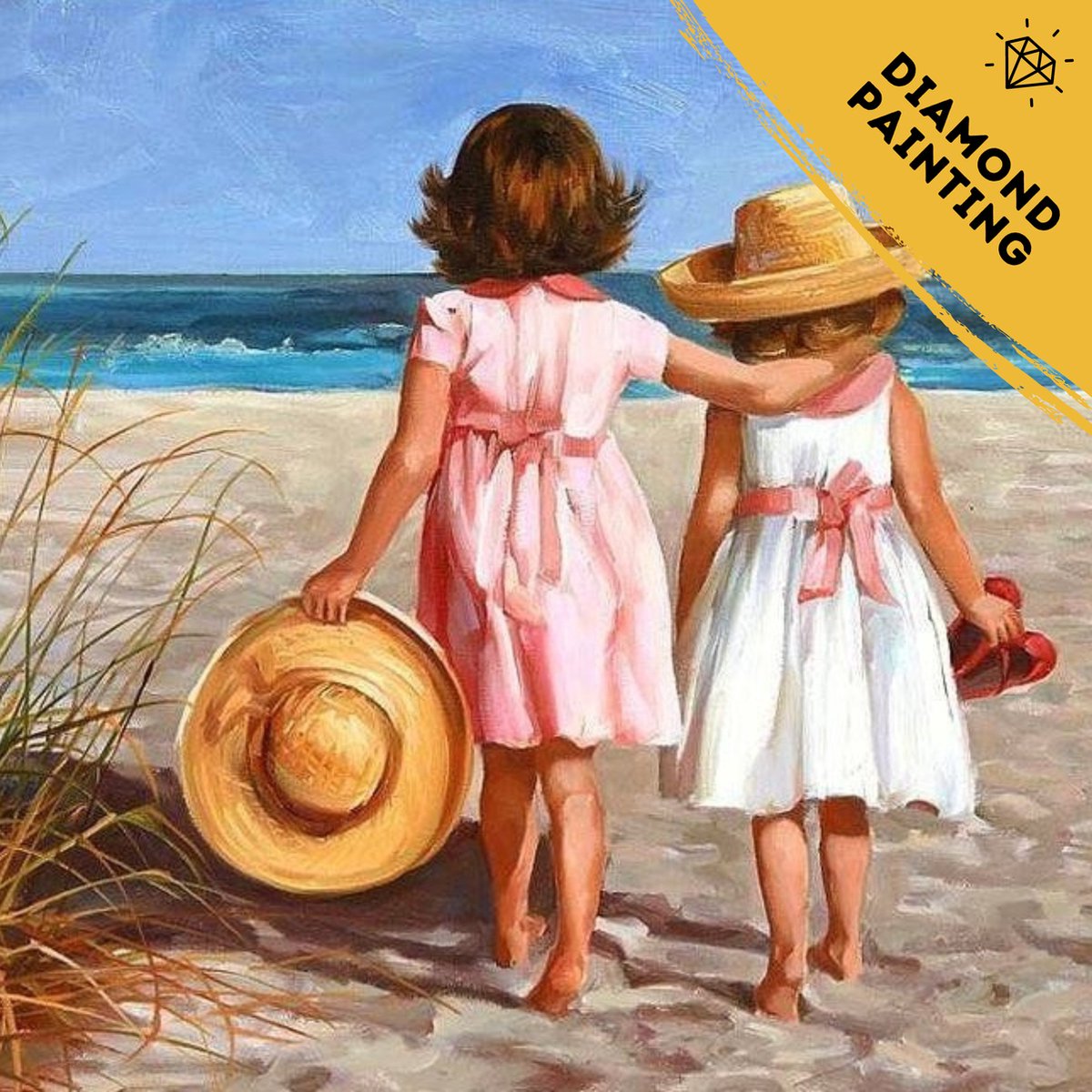 De Hobby Planeet Diamond Painting Mensen 30x40cm - Diamond Painting Volwassenen - Kinderen