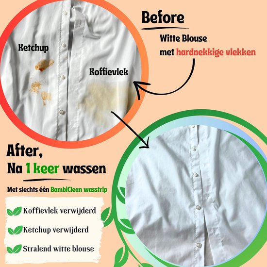 BambiClean Wash Strips Spring Dream - 120 lavages - Lingettes détergentes écologiques - Bandes détergentes