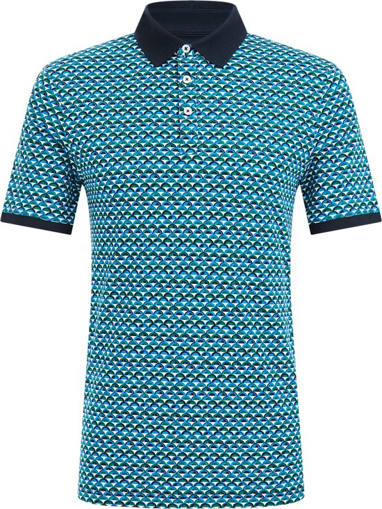 WE Fashion Heren polo met dessin - Maat XL