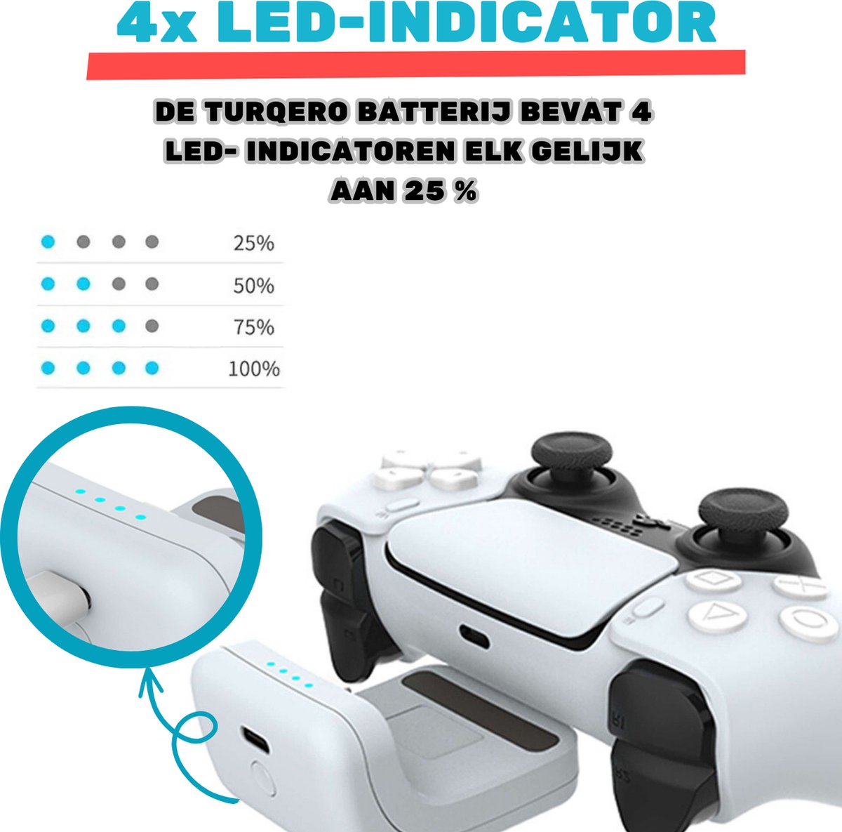 Remotto Battery Edition FC24 - Wireless PS5 Controller Charger Remotto Battery Edition FC24 - Wireless PS5 Controller Charger