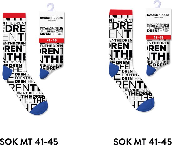 Drenthe sokken heren en dames - multipack 2 paar - cadeau voor man en vrouw