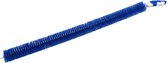Kunststof radiatorborstel/verwarmingsborstel blauw 60 cm - Schoonmaakborstel/rager verwarming