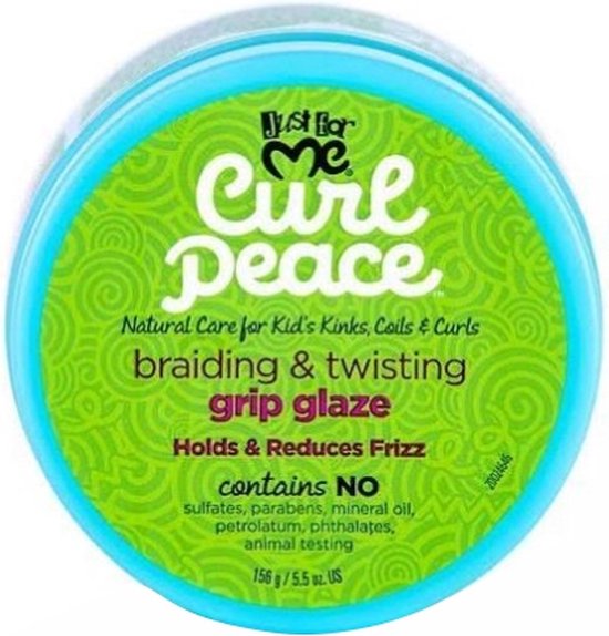 Just For Me - Curl Peace Braiding & Twisting Grip Glaze - 156gr van Just For Me — afbeelding 5