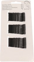 Épingles à cheveux / épingles à cheveux noires 5 cm 60 pièces - Épingles à cheveux - Accessoires pour cheveux