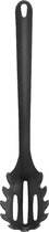 Kunststof spaghetti lepel/opscheplepel - zwart - 30 cm - keukengerei - Pasta opscheplepels