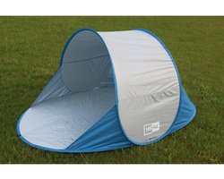 Blauwe lastpak pop-up strandtent - Hitte en UV beschermd - Waterdicht