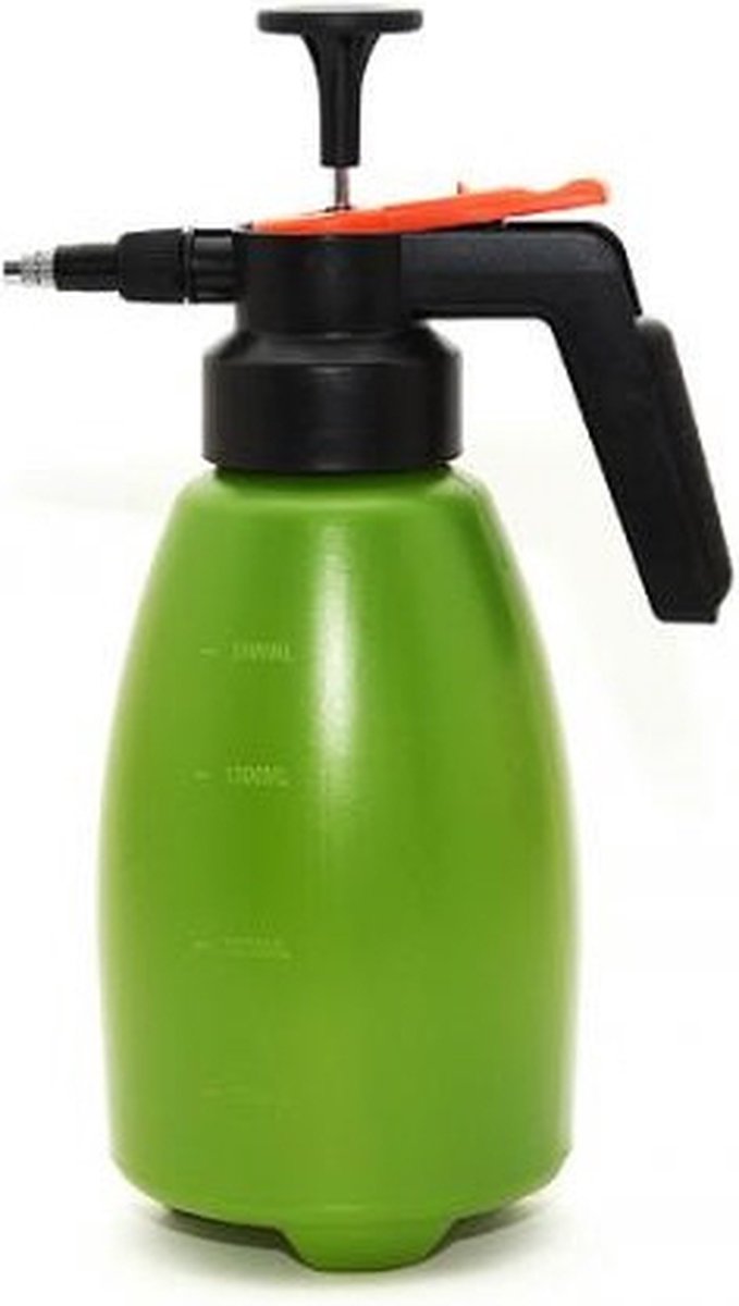 2x Drukspuit/plantensproeier groen 1,8 L - Waterverstuiver - Tuinieren - Bewateren/plantenbesproeiing - Onkruidbestrijding - Moestuin/groentetuin/kruidentuin verzorging — afbeelding 2