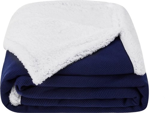 Wollen Deken Ovis Meriwool 5 Blauw