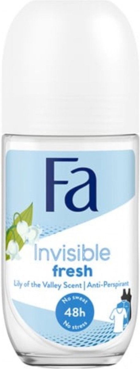 Goedkoopste Fa - Deodorant - Roller - Invisible Fresh - 50ml