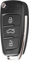 Clé de voiture 3 boutons adaptée pour Audi / étui à clés Audi / clé de voiture Audi .