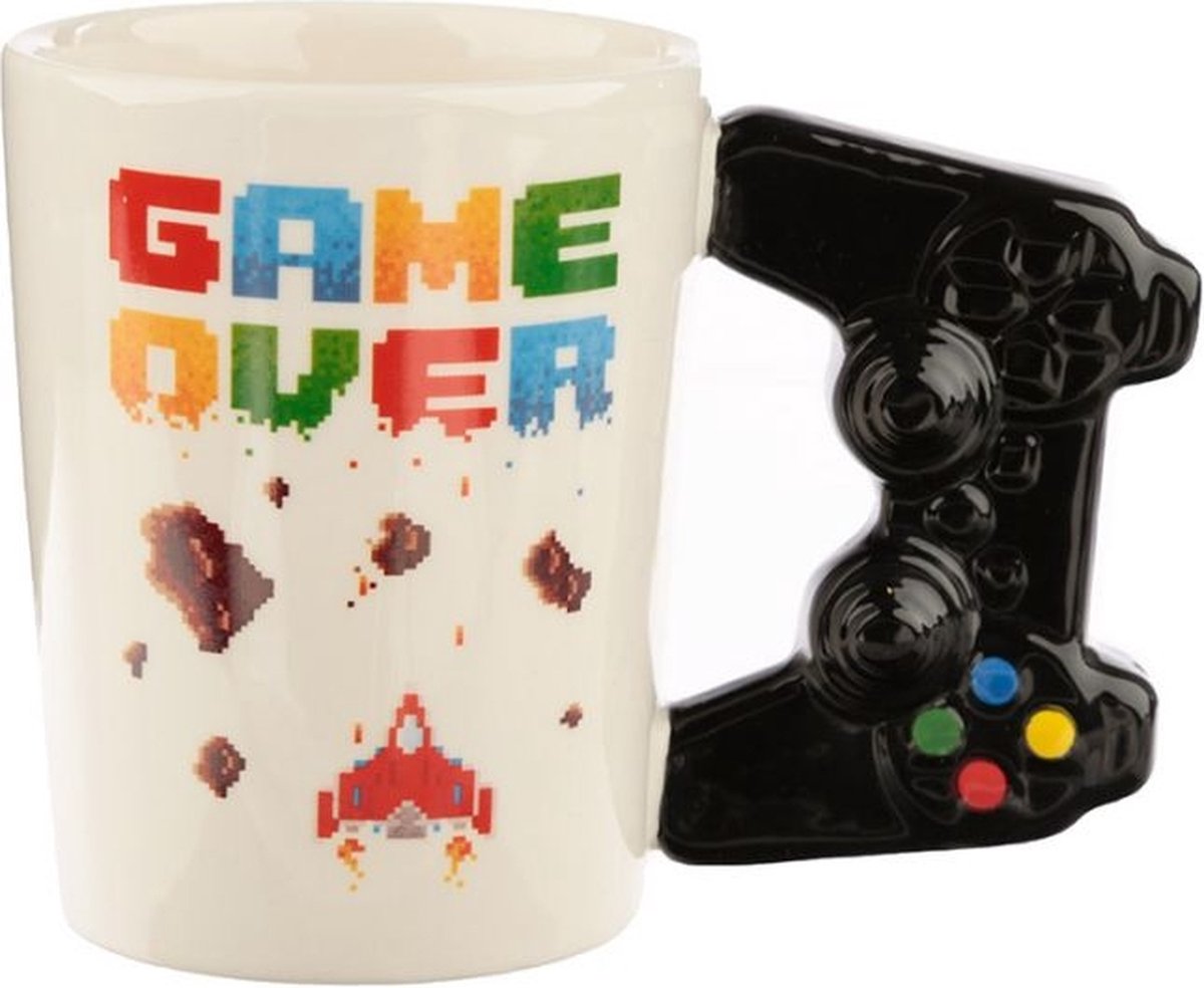 Beker game over handvat gamecontroler