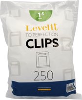 Levelit - Tegel levelling clips - 1.5mm - 250 stuks - Tegel Nivelleersysteem