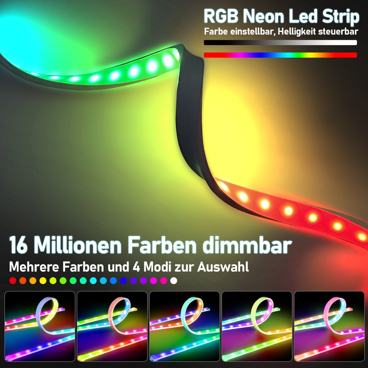 Monitor Achtergrondverlichting RGBIC 27 Inch Gaming Licht Intelligente