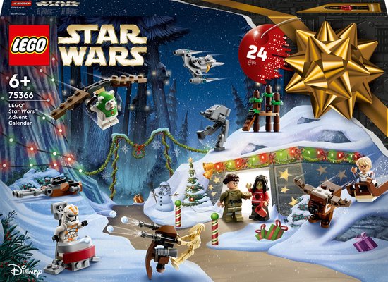 LEGO Star Wars Adventskalender 2023 Set met 24 Cadeautjes - 75366