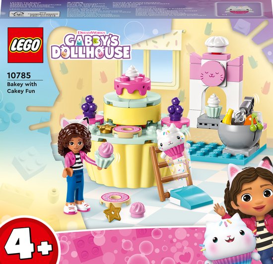 LEGO Gabby's Dollhouse Bakken met Cakey - 10785