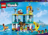 LEGO Friends Reddingscentrum op zee Dieren Speelgoed, Mini Poppetjes en Dierenarts Set - 41736