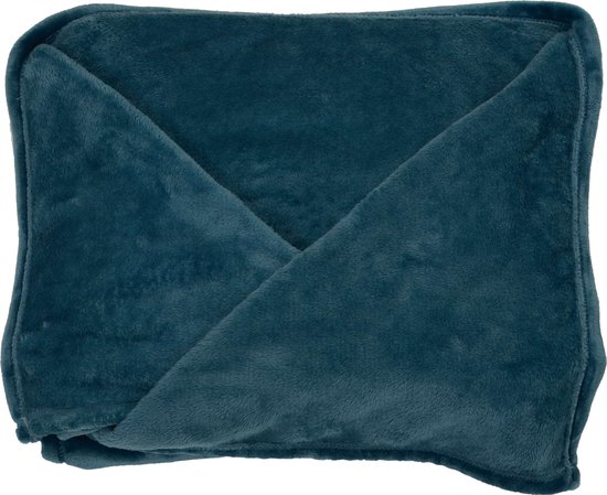 Couverture câline avec manches, couverture vivante, bleu 150x180cm