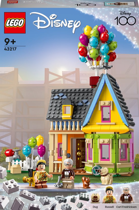 LEGO Disney en Pixar Huis uit de film 'Up' Disney's 100e Verjaardag Serie Speelgoed Modelbouwset - 43217 cadeau geven