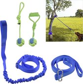interactief hondenspeelgoed, duurzaam trekspeelgoed voor middelgrote tot grote honden - het beste voor touwtrekken, bijttraining, trekoefeningen, om buiten op te hangen