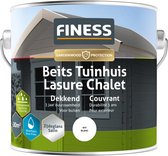 Finess Beits Tuinhuis - dekkend - zijdeglans - wit - 2,5 liter