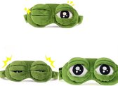 slaapmasker cute kikker - slaapmaskers voor vrouwen kinderen mannen - slaap masker dieren - diertjes - met slapende ogen - oogjes