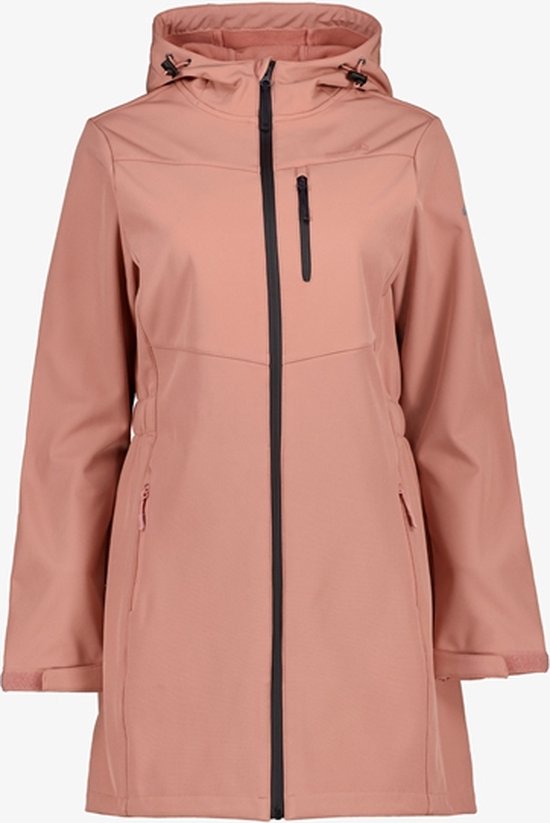 8000 mm Softshell-jas voor dames, lange overgangsjas