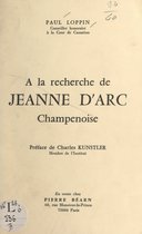 À la recherche de Jeanne d'Arc, champenoise