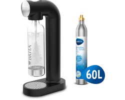 Brita SodaONE Bruiswatertoestel Zwart - met 1 CO2-cilinder en 1 Soda fles