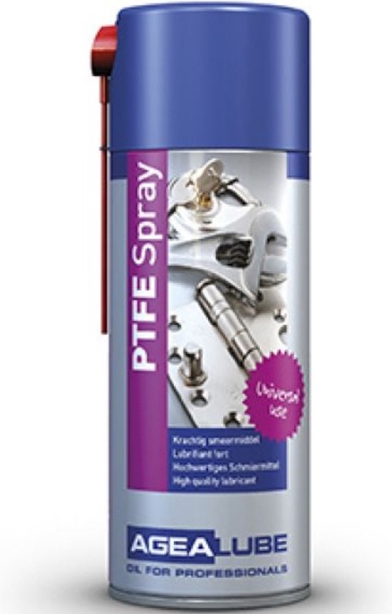 AGEALUBE-PTFE SPRAY-400ML-KRACHTIG SMEERMIDDEL