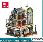 JieStar 89101 Moc 40173 Downtown Diner Apocalyps