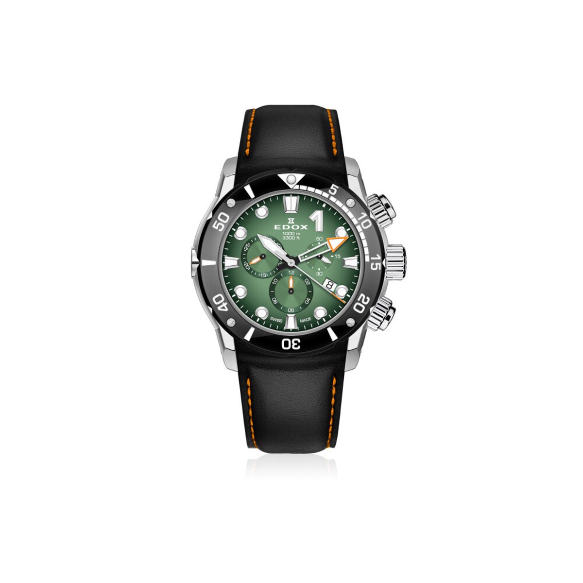 EDOX CO-1 Chrono Titanium 10242-TIN-VIN mannen horloge