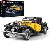 Mould King 13080 - Bugatti 50T - Vintage Auto - Lego Compatibel - 3564 onderdelen