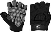 AJ-Sports Fitness handschoenen L - Sport & Fitness handschoenen Heren & Dames - Krachttraining - Fitness - Crossfit - Sport handschoenen - Sporthandschoenen - Zwart