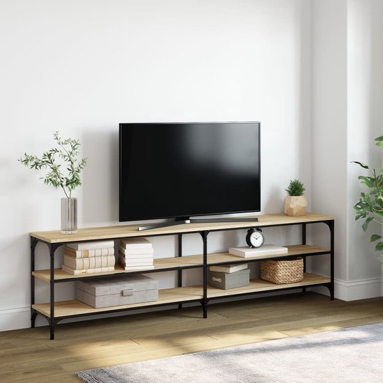 Meuble TV The Living Store - Série - Meuble TV - 180 x 30 x 50 cm - Design  Trendy avec... | bol