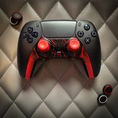 Afslag11 . Custom controller behuizing faceplate - geschikt voor de Playstation 5 controller - 'Spider-Man -Miles Morales'