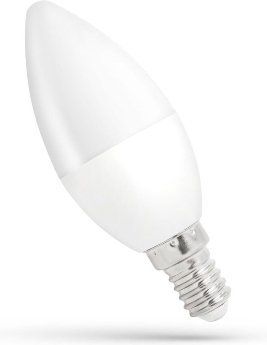 Spectrum - LED lamp E14 - C37 1W vervangt 10W - 4000K helder wit licht
