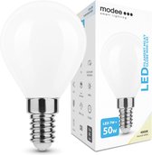 Modee Lighting - LED Filament lamp - E14 G45 7W - 4000K helder wit licht - Melkglas