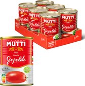 Mutti Pelati gepelde tomaten - 6 x 400 gram