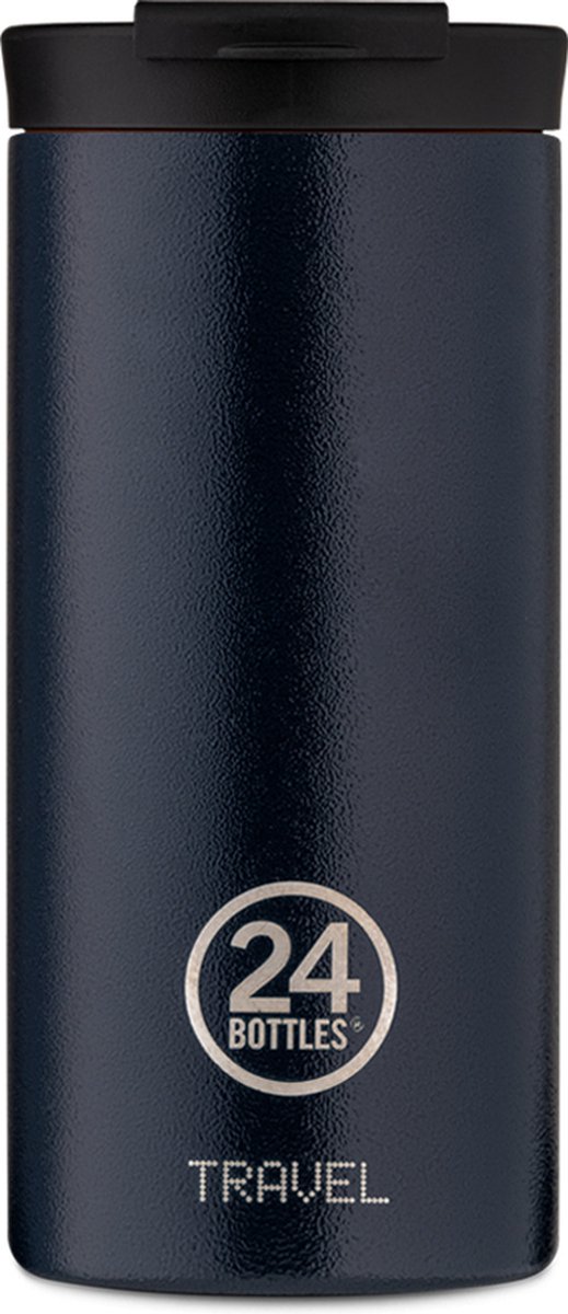 24 Bottles Travel Tumbler Deep Blue 600 ml RVS Thermosbeker Duurzaam