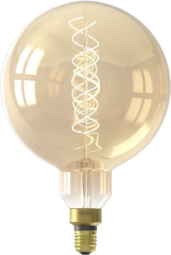 Calex XXL Megaglobe - Or - lampe à led - Ø200mm - Dimmable