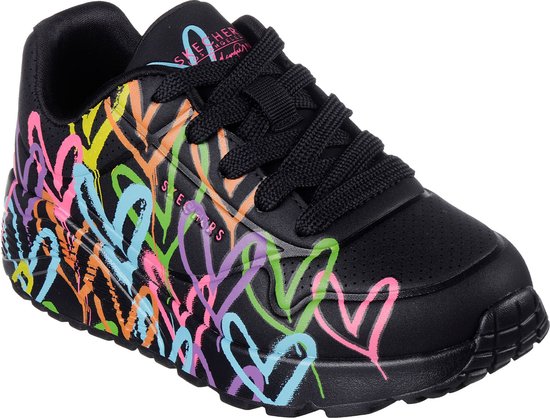Skechers Baskets 314064L/BKMT UNO Lite Spread The Love Zwart Multi