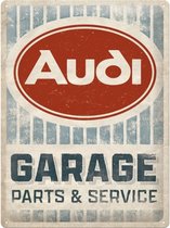 Wandbord 30 x 40 cm - Audi Garage Parts And Service