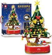 brickparts.nl Verlichte muziek doos kerstboom is compatibel met het bekende merk.