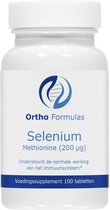 Selenium Methionine - 200 mcg - 100 tabletten - immuunsysteem - huid - haar - nagels - werking schildklier - vegan