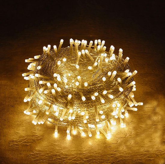 10m 80 LED Guirlande Lumineuse Boule Blanc Chaud LED à Pile Décoration  Extérieur et Intérieur, Mariage, Maison, Jardin,Festival, Arbre de Noël