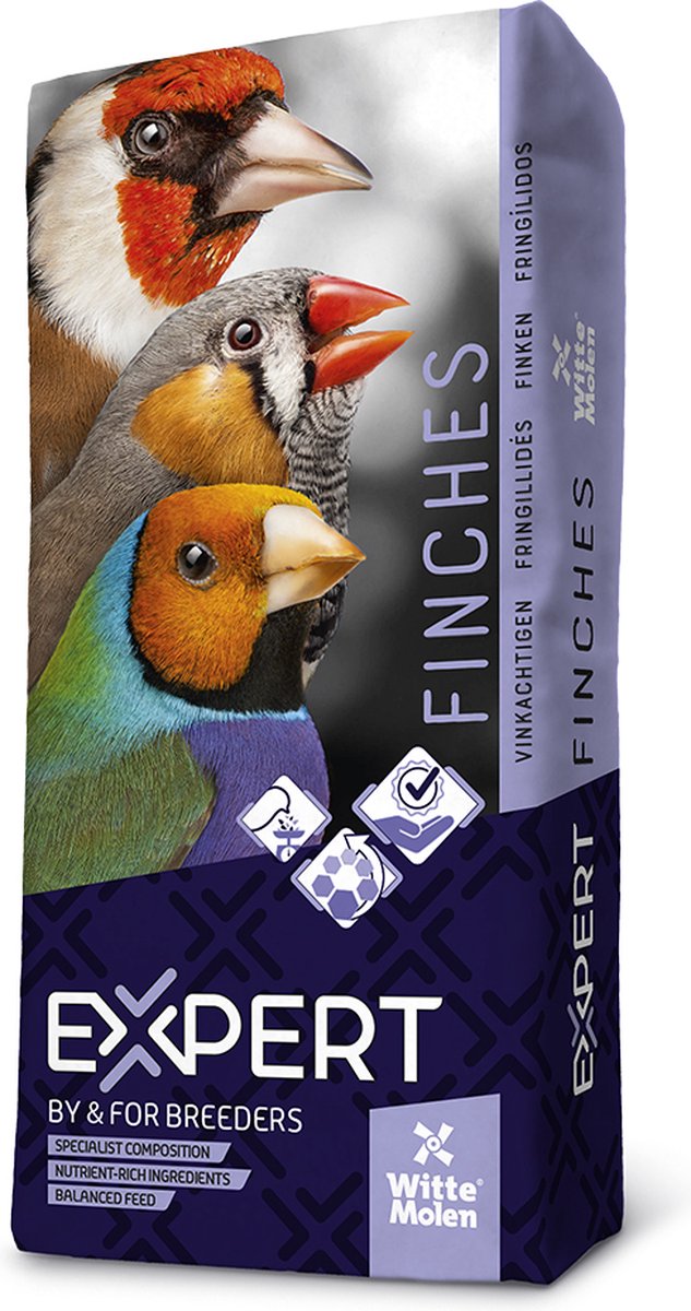 Witte Molen - Binnenvogelvoer - Vogel - Expert Australische Prachtvinken 20kg - 1st