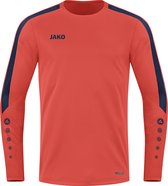 JAKO Power Sweater Oranje-Marine Maat L