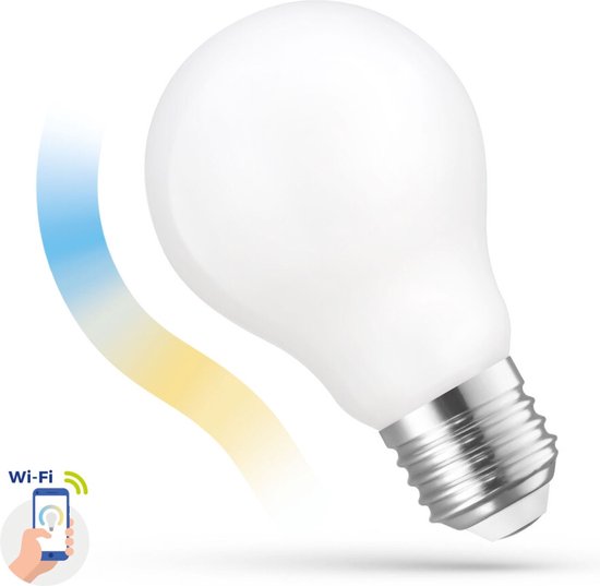 Spectrum - WiFi LED lamp E27 - A60 - 5W - 2700K-6500K - Bediening met de App