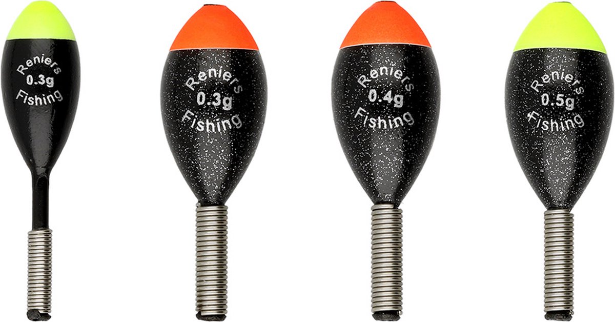 Reniers Fishing Dobber Jigger RF 45 – Voorgewogen Jiggerdobber voor Karper, F1 en Brasem - Kleur: rood,Maat: 0.20g