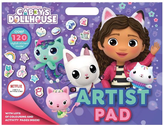 Gabby's Dollhouse Artist Pad - Kleurplaat & activiteitenboek met stickers